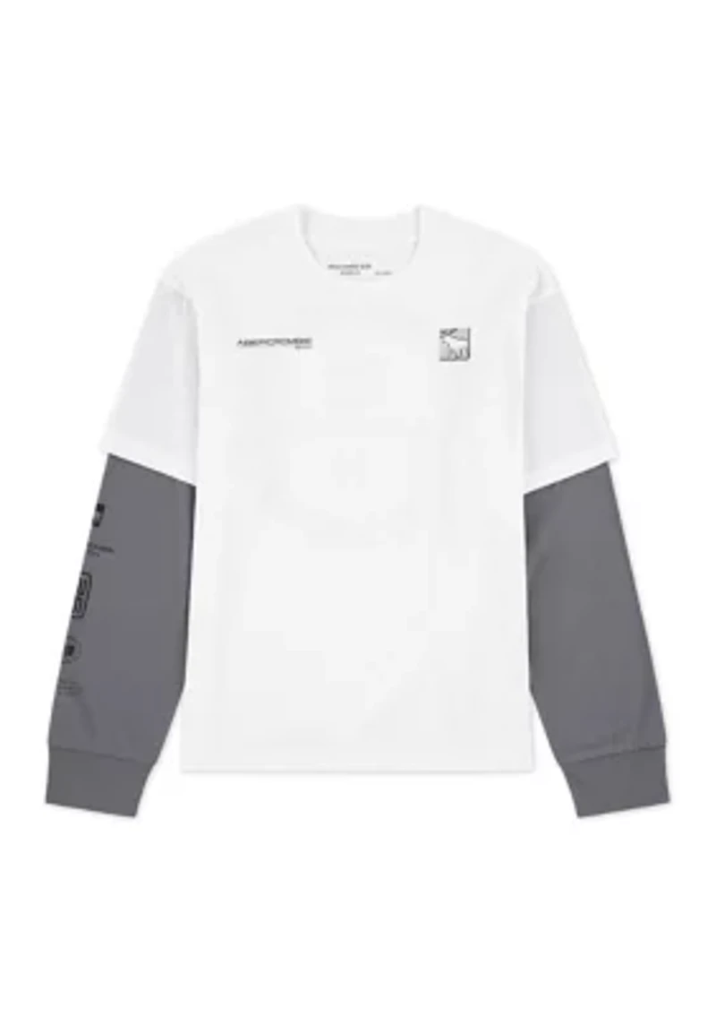 2fer racetrack graphic t-shirt