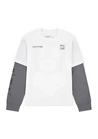 2fer racetrack graphic t-shirt