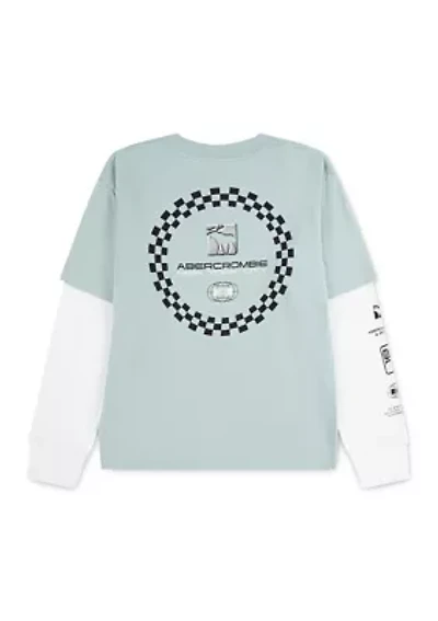 2fer racetrack graphic t-shirt