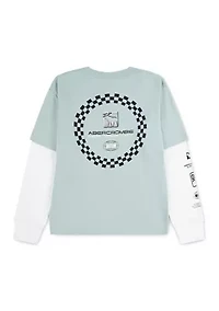 2fer racetrack graphic t-shirt