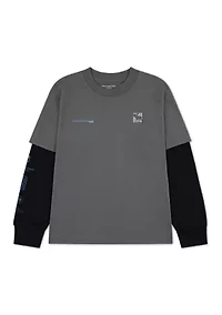 2fer racetrack graphic t-shirt