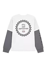 2fer racetrack graphic t-shirt