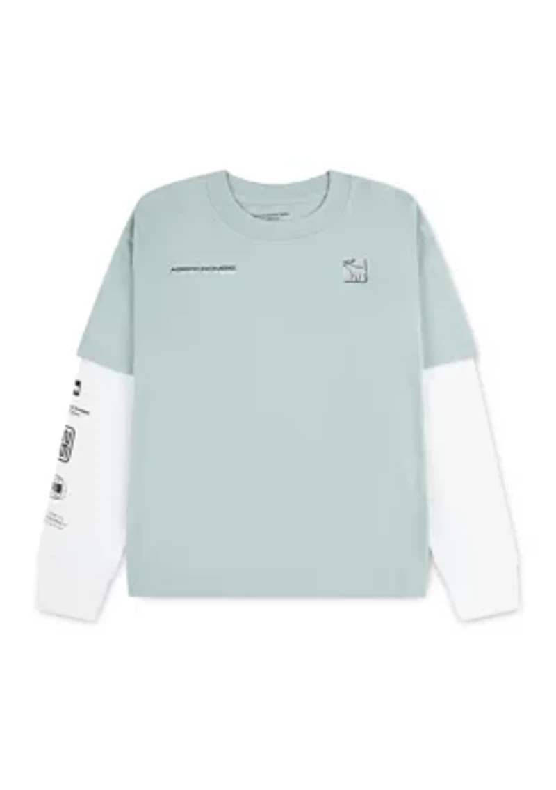 2fer racetrack graphic t-shirt