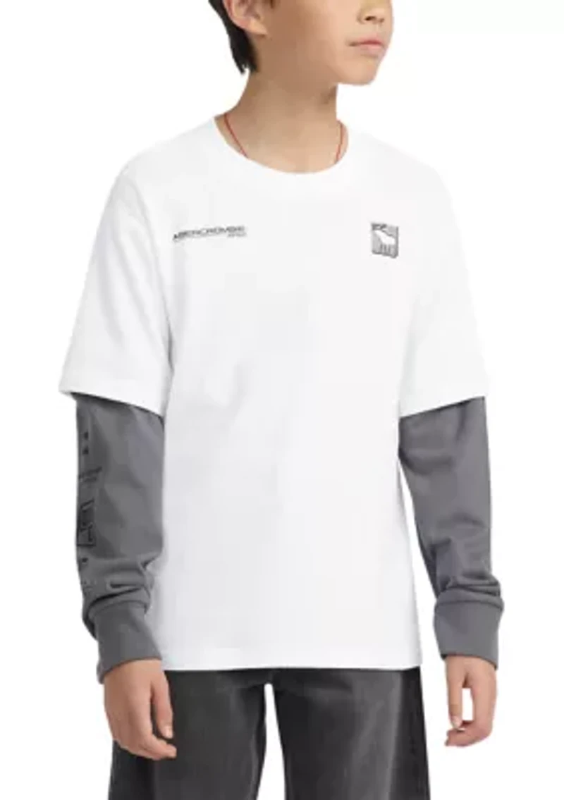 2fer racetrack graphic t-shirt