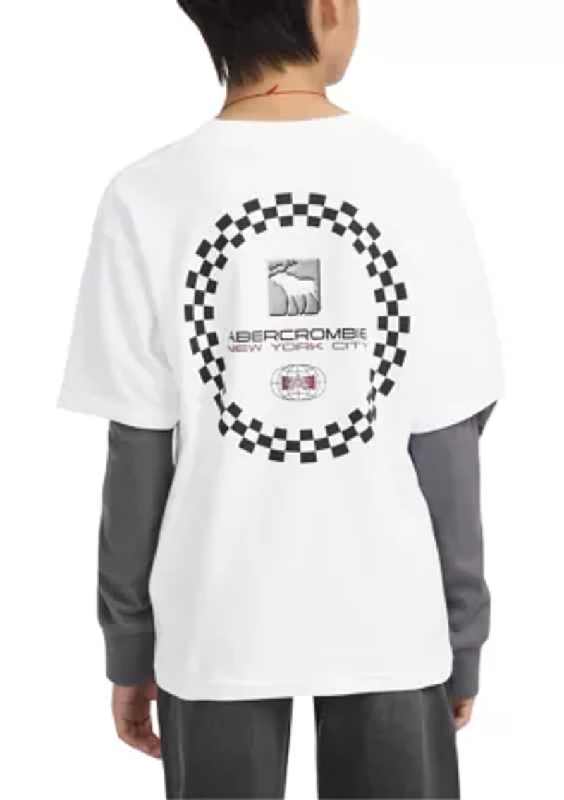 2fer racetrack graphic t-shirt