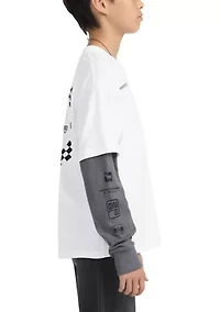 2fer racetrack graphic t-shirt