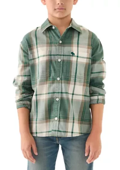 Boys 8-20 Luxe Twill Shirt