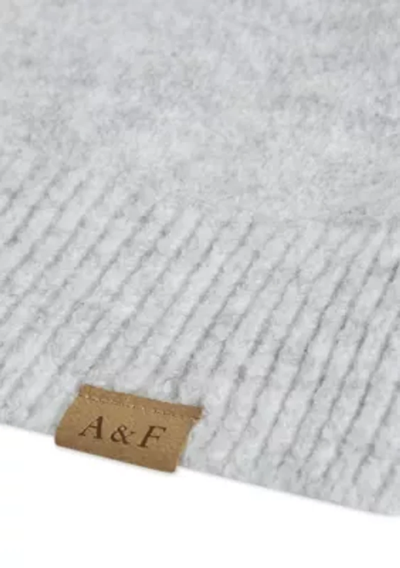 long sleeve truck crew intarsia sweater