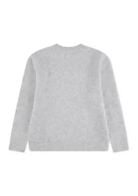 long sleeve truck crew intarsia sweater