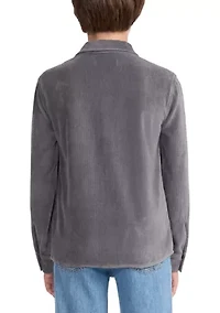 corduroy button down shirt