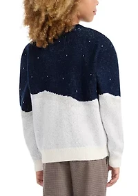 moose jacquard sweater