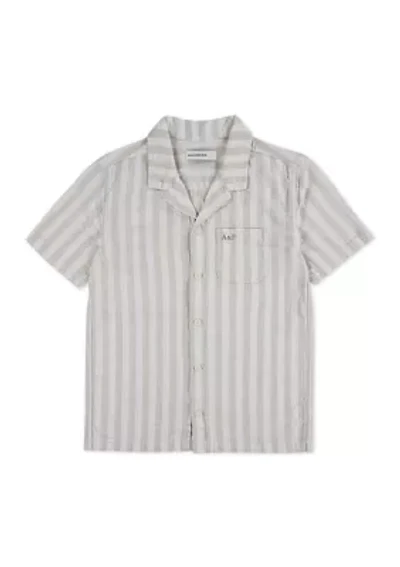 linen camp shirt