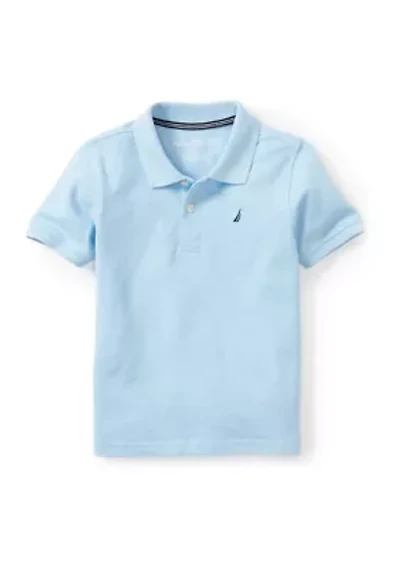 Boys 4-7 Short Sleeve Anchor Deck Polo Shirt