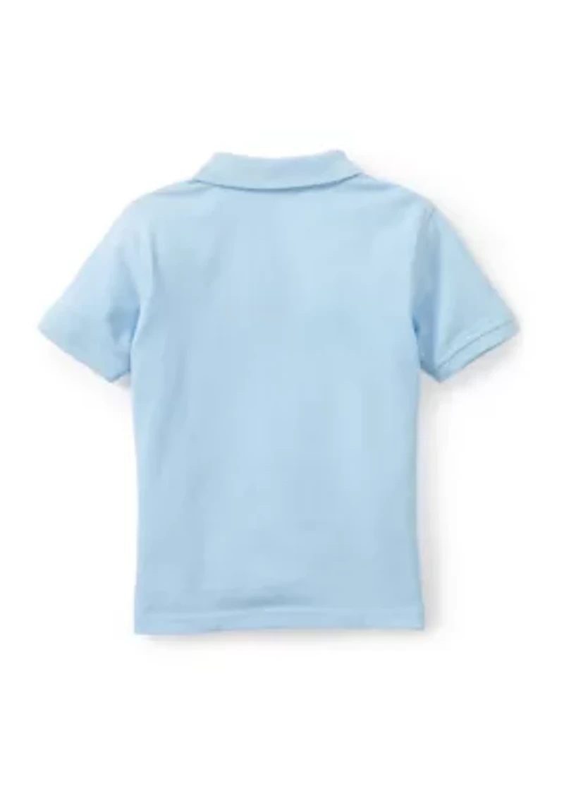 Boys 4-7 Short Sleeve Anchor Deck Polo Shirt