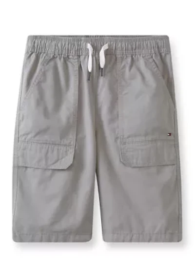 Boys 8-20 Front Pocket Pull On Cargo Shorts