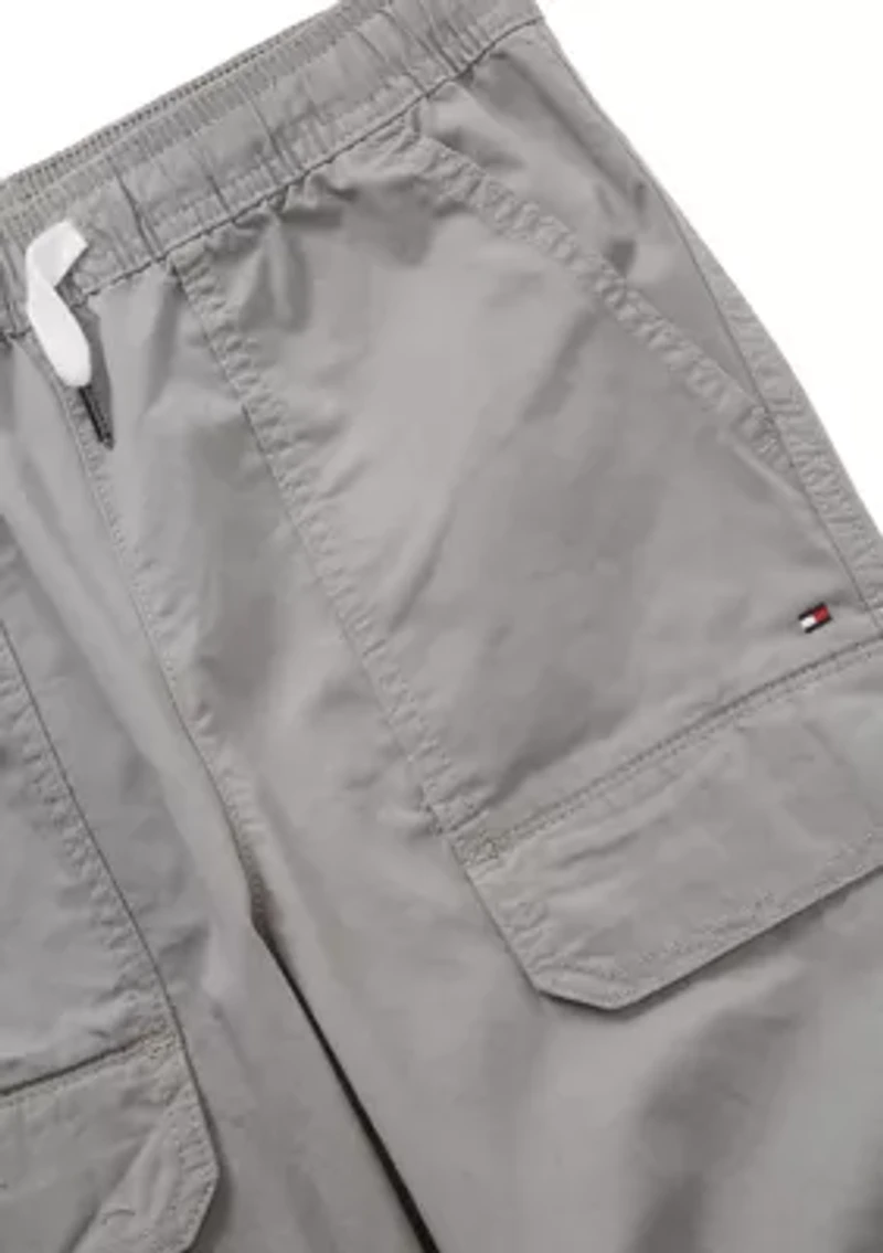 Boys 8-20 Front Pocket Pull On Cargo Shorts
