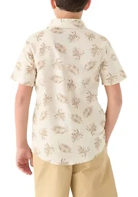 Boys 8-20 Printed Woven Shirt