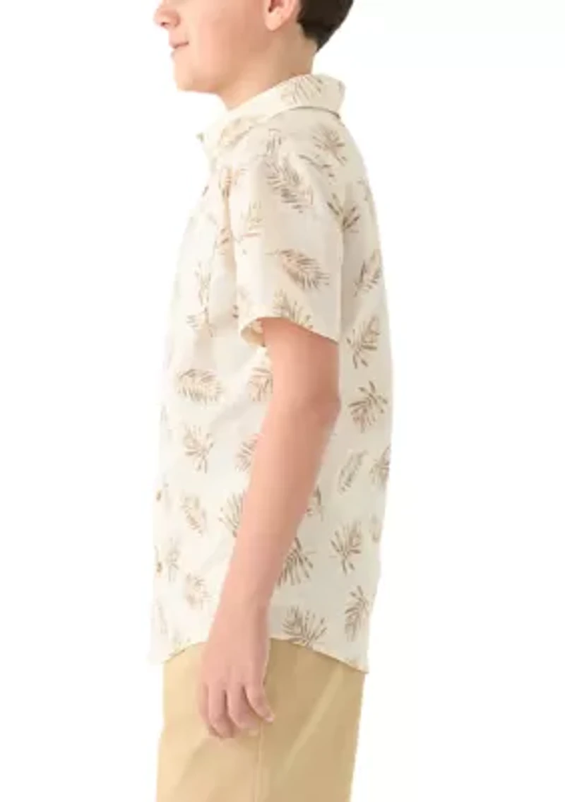Boys 8-20 Printed Woven Shirt