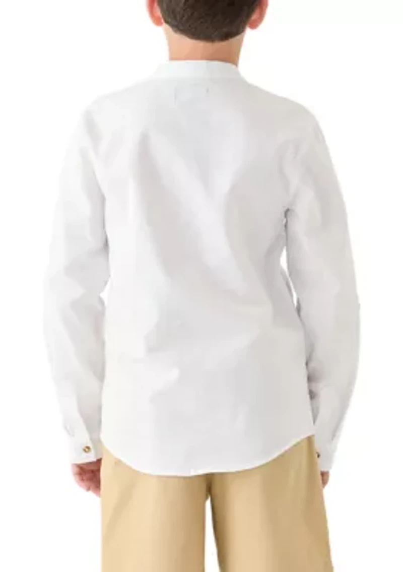 Boys 8-20 Linen Dress Shirt