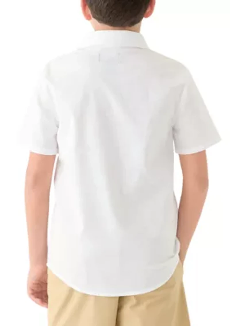 Boys 8-20 Woven Linen Shirt