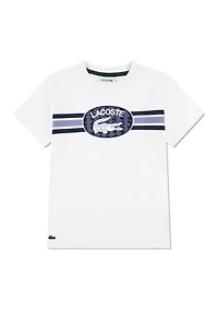 Boys 8-20 Striped Logo T-Shirt