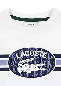 Boys 8-20 Striped Logo T-Shirt