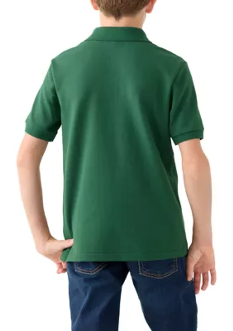 Boys 8-20 Short Sleeve Polo Shirt