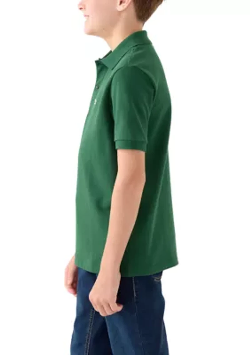 Boys 8-20 Short Sleeve Polo Shirt