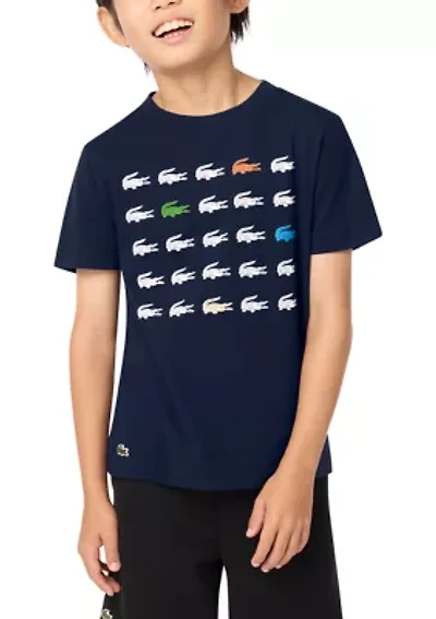 Boys 8-20 Croc Grid T-Shirt