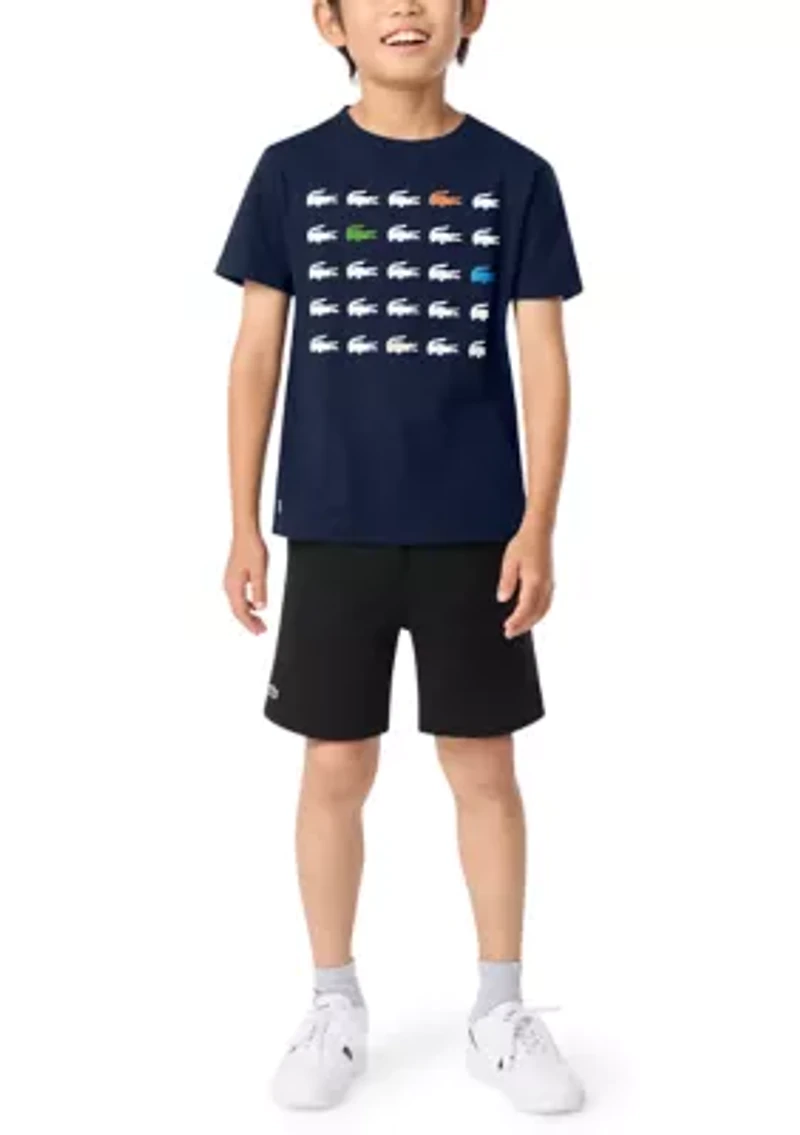 Boys 8-20 Croc Grid T-Shirt
