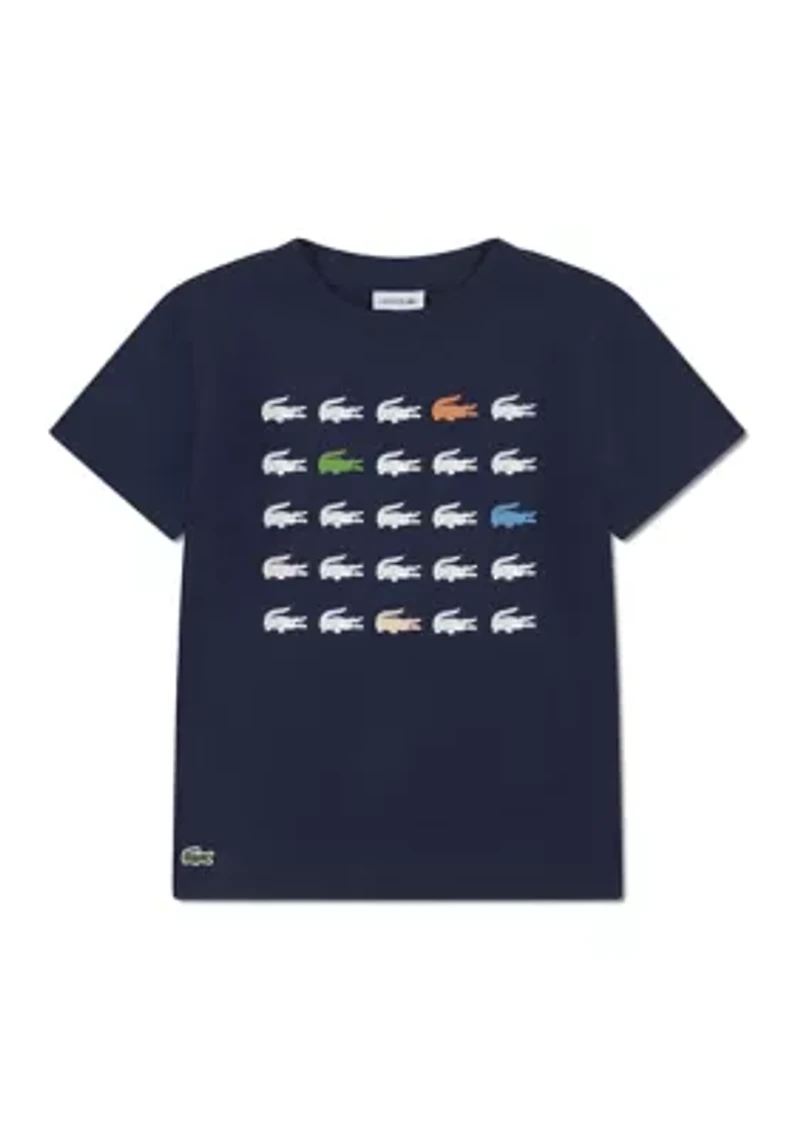 Boys 8-20 Croc Grid T-Shirt