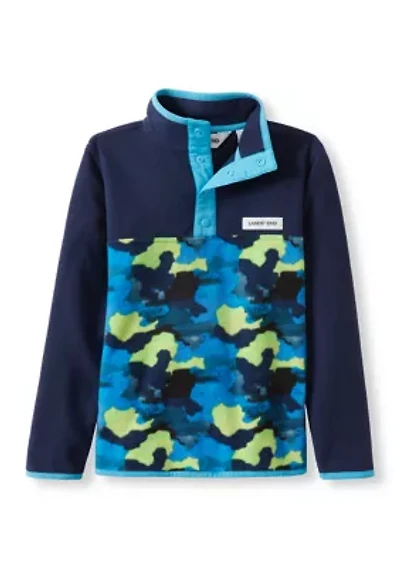 Boys - Everyday Fleece Snap Neck Pullover