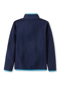 Boys - Everyday Fleece Snap Neck Pullover