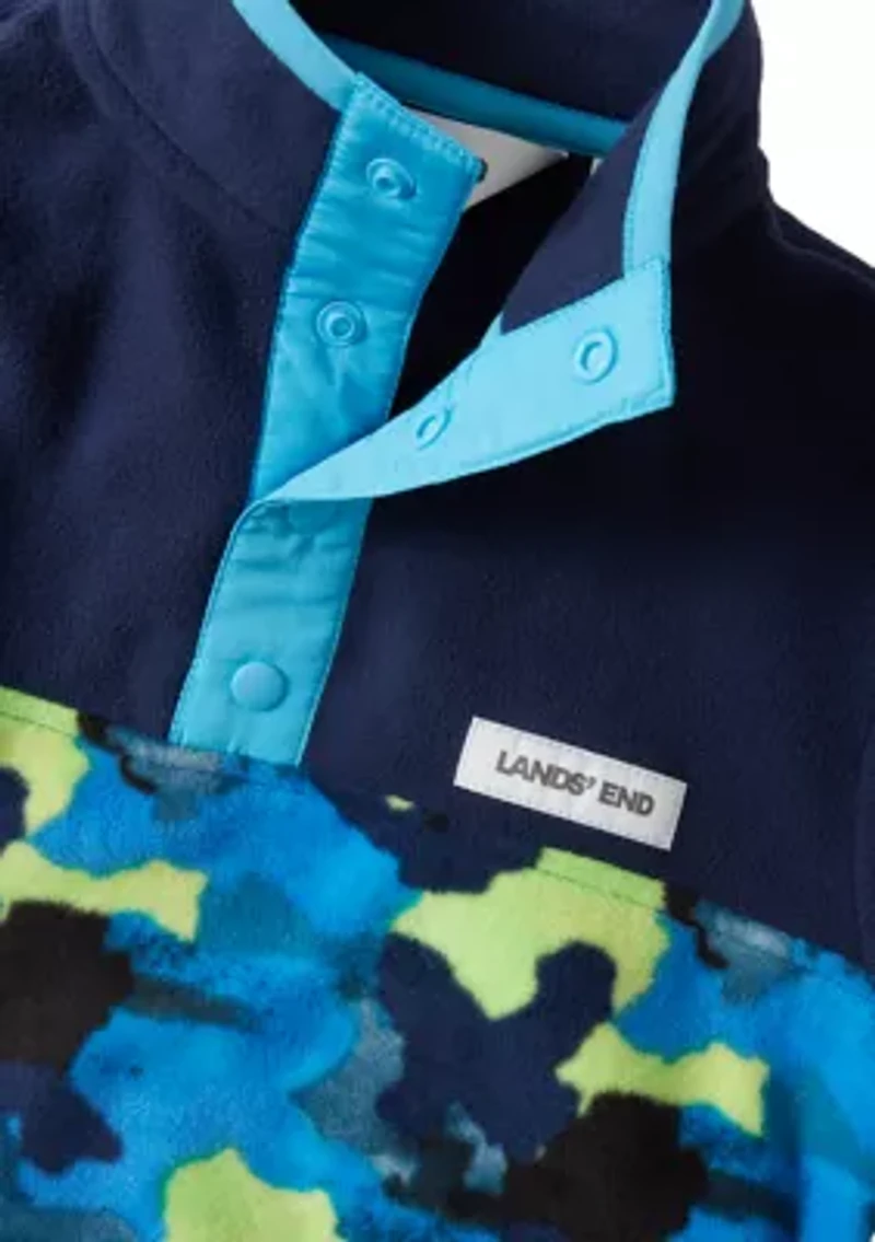 Boys - Everyday Fleece Snap Neck Pullover