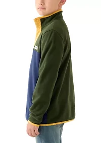 Boys 8-20 Everyday Fleece Snap Neck Pullover