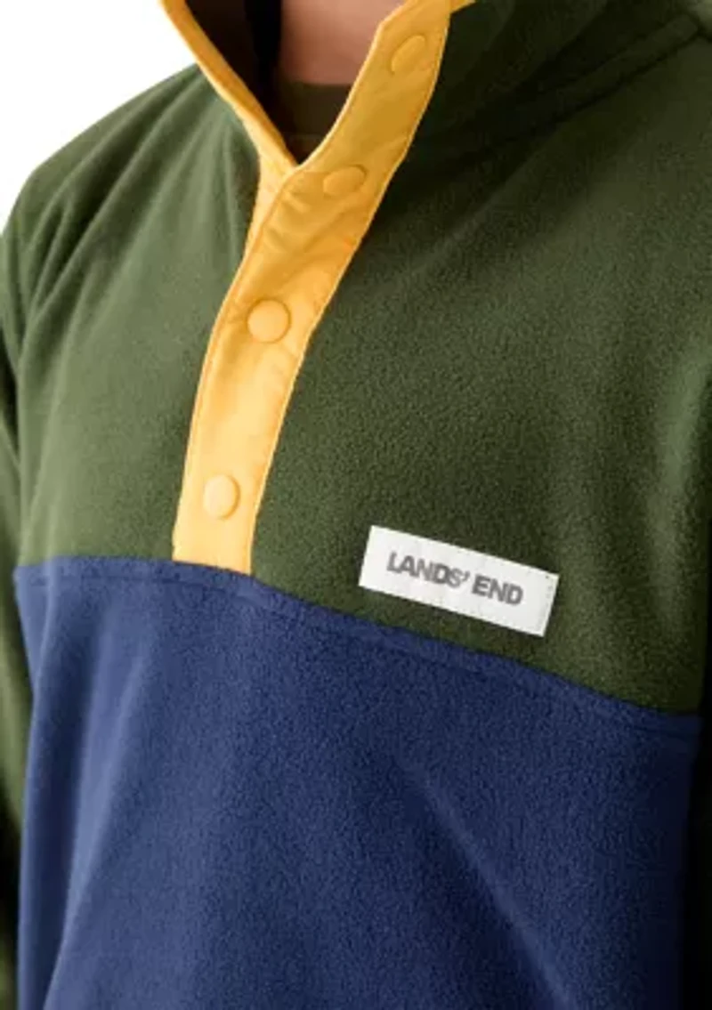 Boys 8-20 Everyday Fleece Snap Neck Pullover