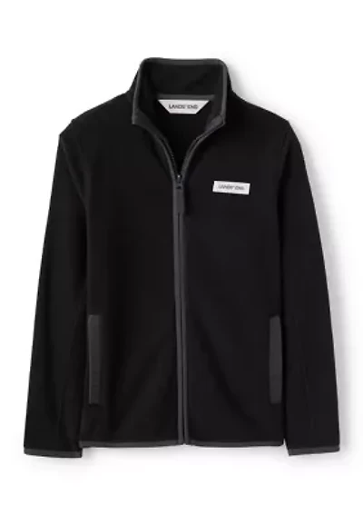 Boys 8-20 Everyday Fleece Full Zip Mock Collar Jacket