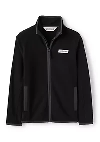 Boys 8-20 Everyday Fleece Full Zip Mock Collar Jacket
