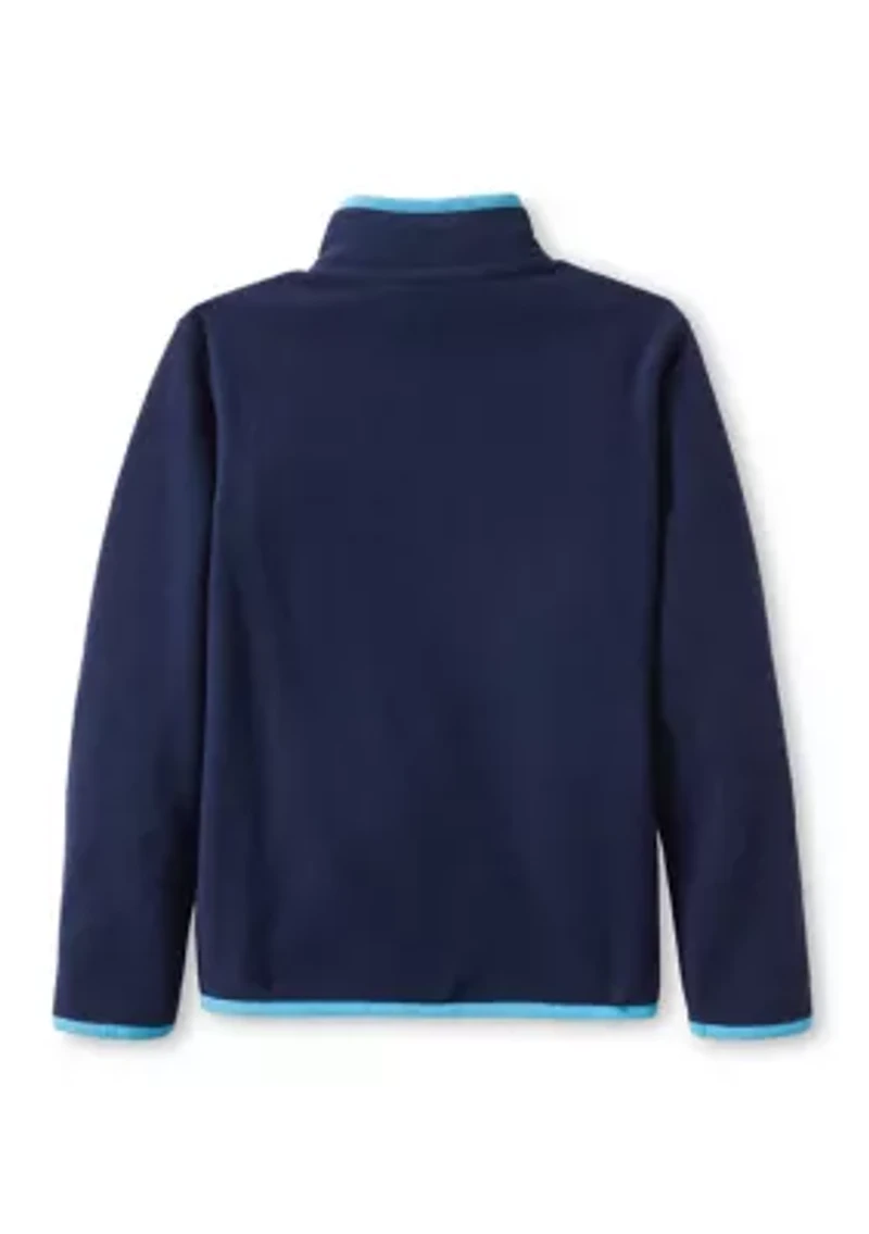 Boys 8-20 Everyday Fleece Full Zip Mock Collar Jacket