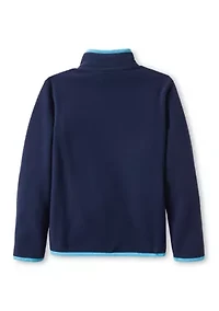 Boys 8-20 Everyday Fleece Full Zip Mock Collar Jacket