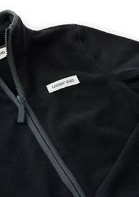 Boys 8-20 Everyday Fleece Full Zip Mock Collar Jacket