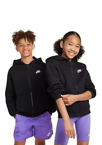 Unisex Big Kid Sportswear Club Fleece Full-Zip Hoodie