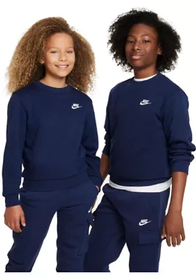 Unisex Big Kid Sportswear Club Fleece Sweatshirt