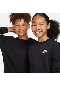 Unisex Big Kid Sportswear Club Fleece Sweatshirt