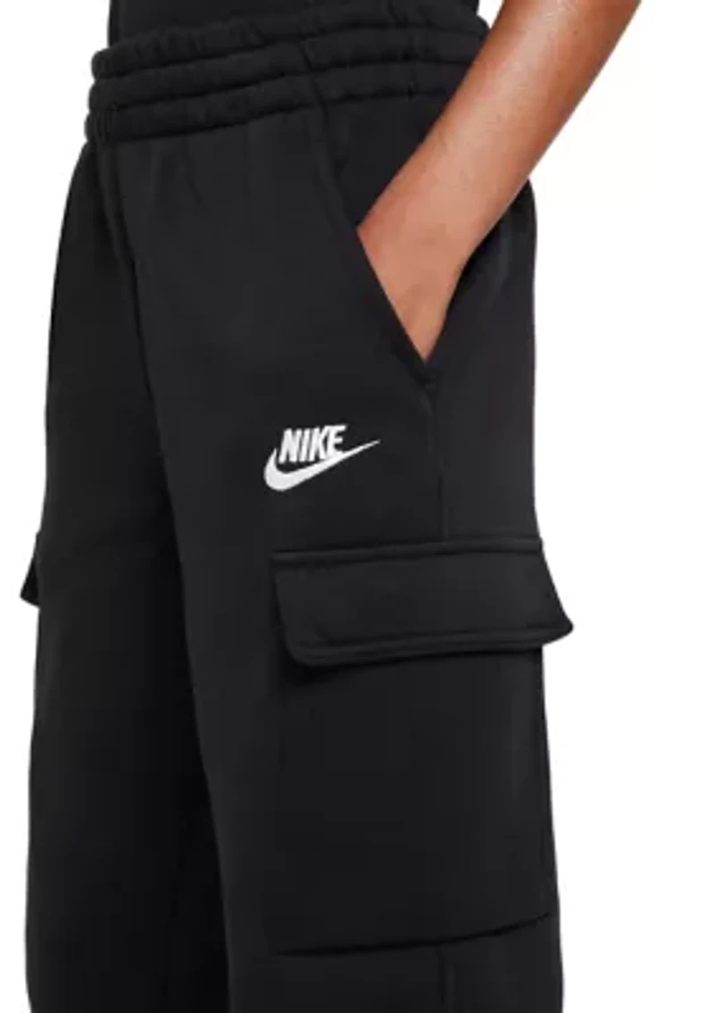 Unisex Big Kid Sportswear Club Fleece Cargo Pants