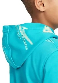 Unisex Big Kids' French Terry Hoodie