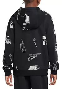 Unisex Big Kids' French Terry Hoodie