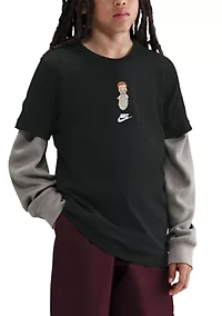 Boys 8-20 Club Fam Waffle Graphic T-Shirt