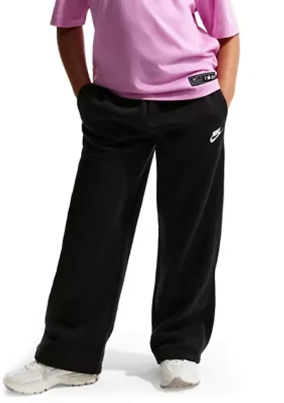Big Kids Loose Open-Hem Pants