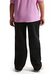 Big Kids Loose Open-Hem Pants